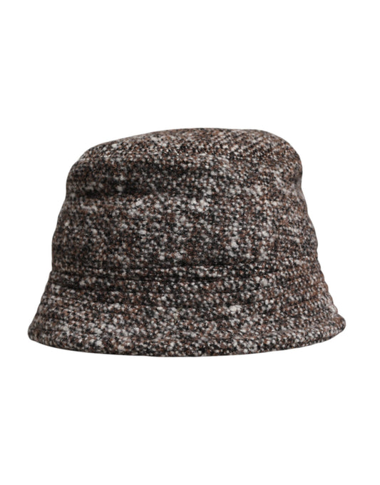 Dolce &amp; Gabbana – Brauner Fischerhut aus gewebter Alpakawolle