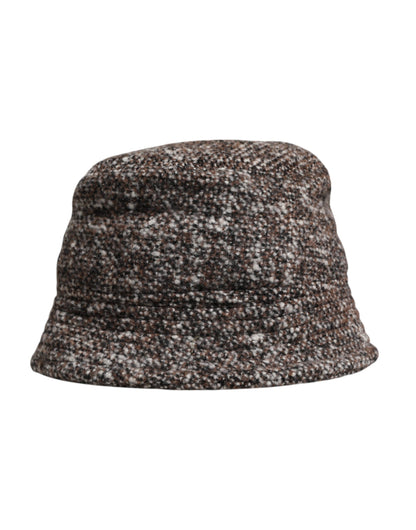 Dolce &amp; Gabbana – Brauner Fischerhut aus gewebter Alpakawolle