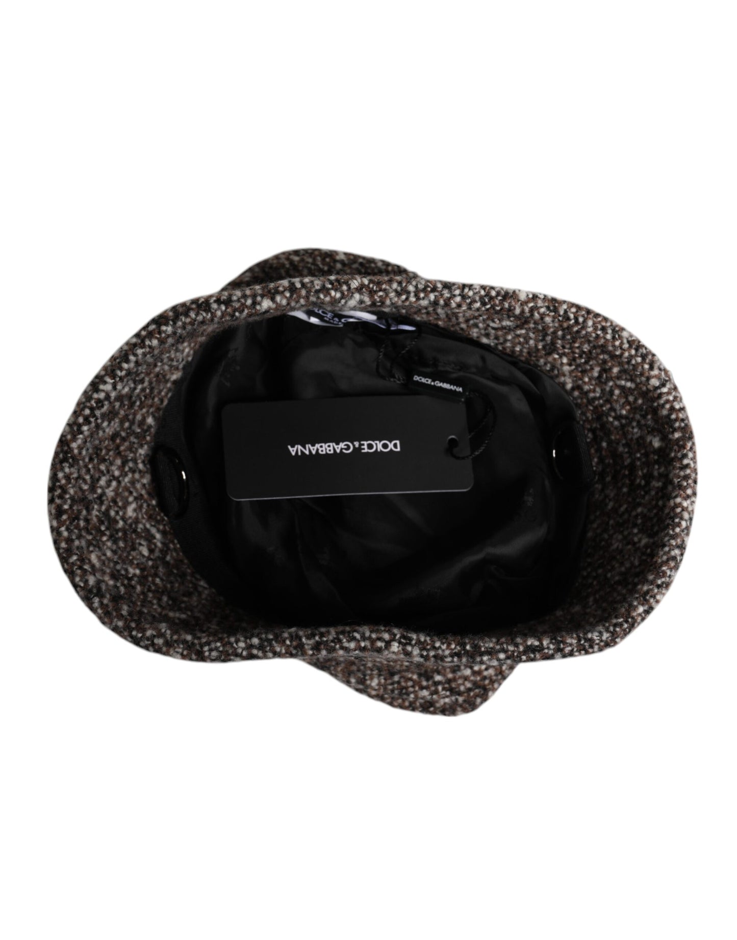 Dolce &amp; Gabbana – Brauner Fischerhut aus gewebter Alpakawolle