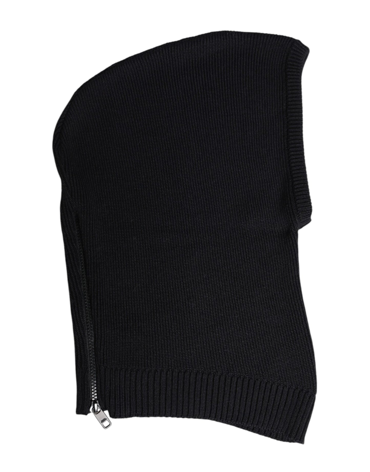 Dolce &amp; Gabbana Balaclava-Mütze aus schwarzer Wolle für den ganzen Kopf