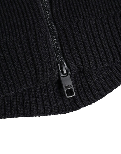 Dolce &amp; Gabbana Balaclava-Mütze aus schwarzer Wolle für den ganzen Kopf