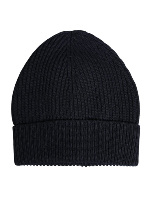 Dolce &amp; Gabbana – Schwarze Wintermütze aus Kaschmir