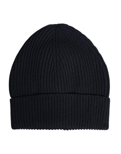Dolce &amp; Gabbana – Schwarze Wintermütze aus Kaschmir
