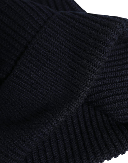 Dolce &amp; Gabbana – Schwarze Wintermütze aus Kaschmir