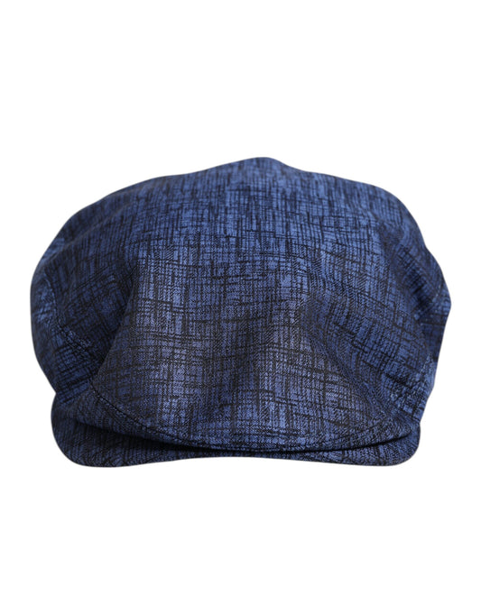 Blauer Ballonhut aus Stretch-Baumwolle von Dolce &amp; Gabbana
