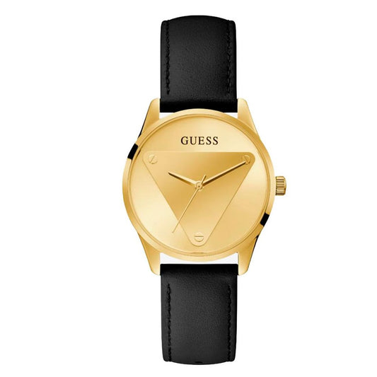 Guess – Schwarze Lederuhr