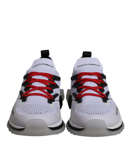 Dolce &amp; Gabbana Weiße SORRENTO Sport Stretch Sneakers Schuhe