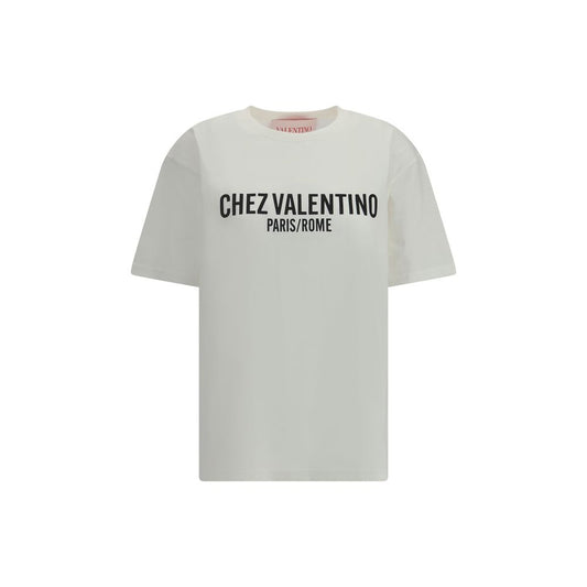 Baumwoll-T-Shirt mit Valentino-Logos