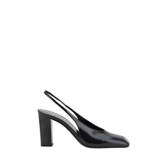Prada – Schwarze Pumps aus Kalbsleder