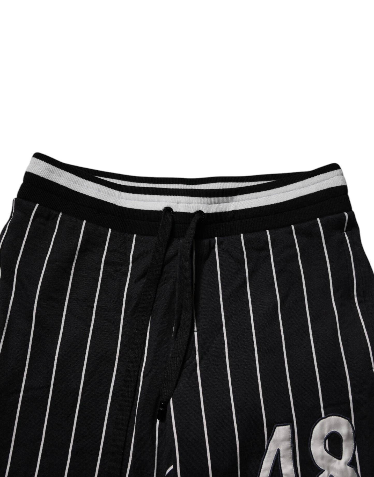 Dolce &amp; Gabbana – Jogginghose mit schwarzen und weißen Streifen