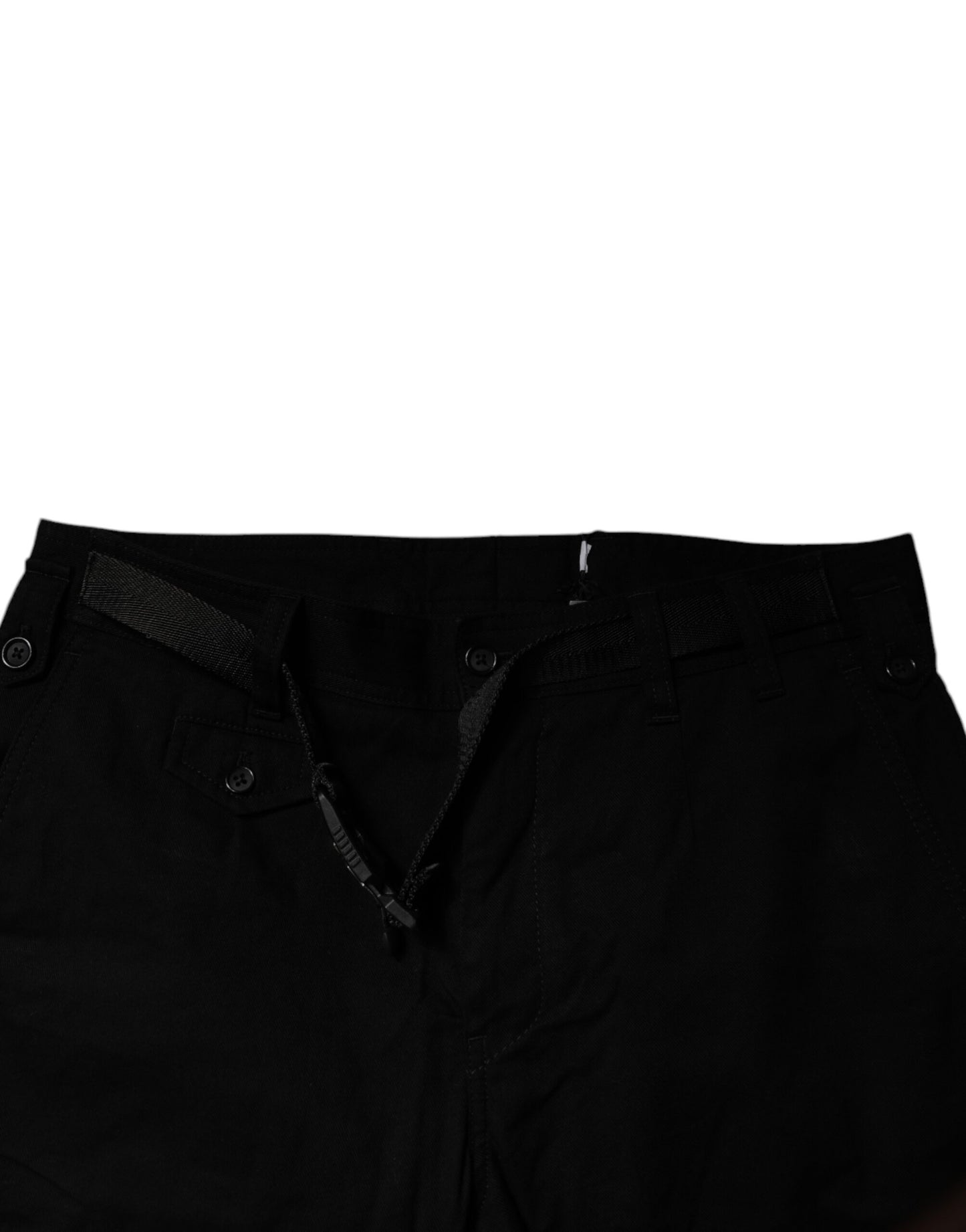 Dolce &amp; Gabbana Black Cotton Stretch Skinny Cargo Denim Jeans