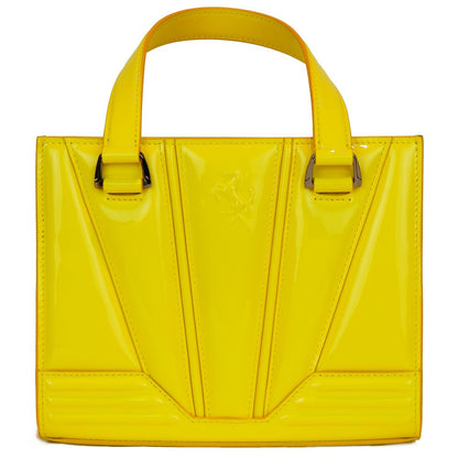 Ferrari Gelbe Lederhandtasche