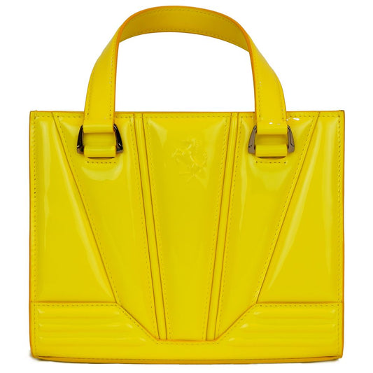Ferrari Gelbe Lederhandtasche