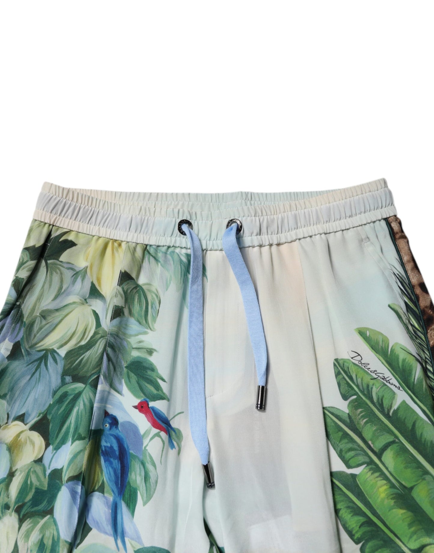 Dolce &amp; Gabbana Multicolor Tropical Jogger Sweatpants Pants