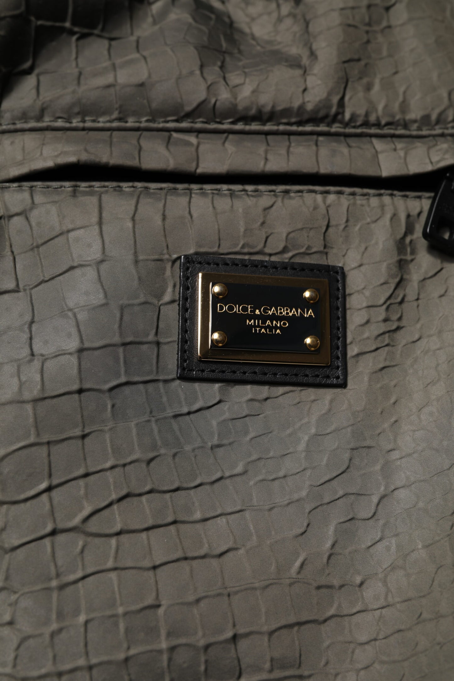 Dolce &amp; Gabbana Brown Lambskin Leather Men Sweatpants Pants