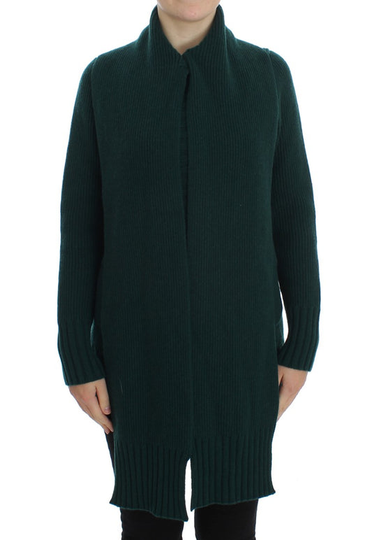 Dolce &amp; Gabbana Grüner Strick-Cardigan aus Kaschmir