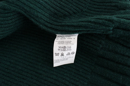 Dolce &amp; Gabbana Grüner Strick-Cardigan aus Kaschmir