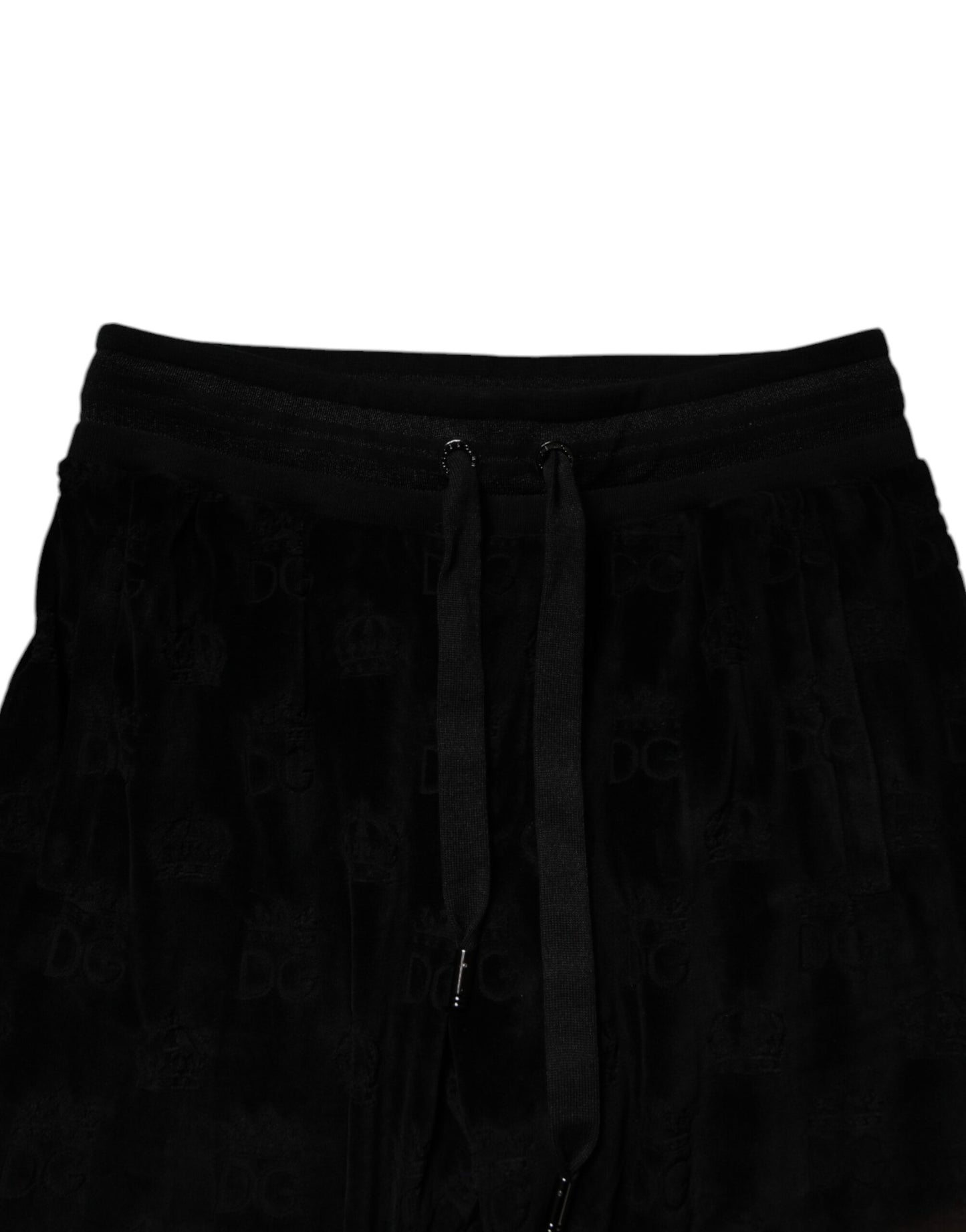 Dolce &amp; Gabbana Black Cotton Jogger Men Sweatpants Pants