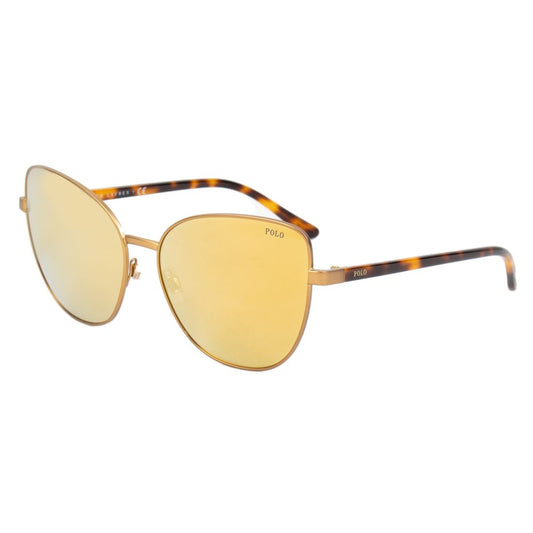 Polo Ralph Lauren Sonnenbrille aus braunem Metall