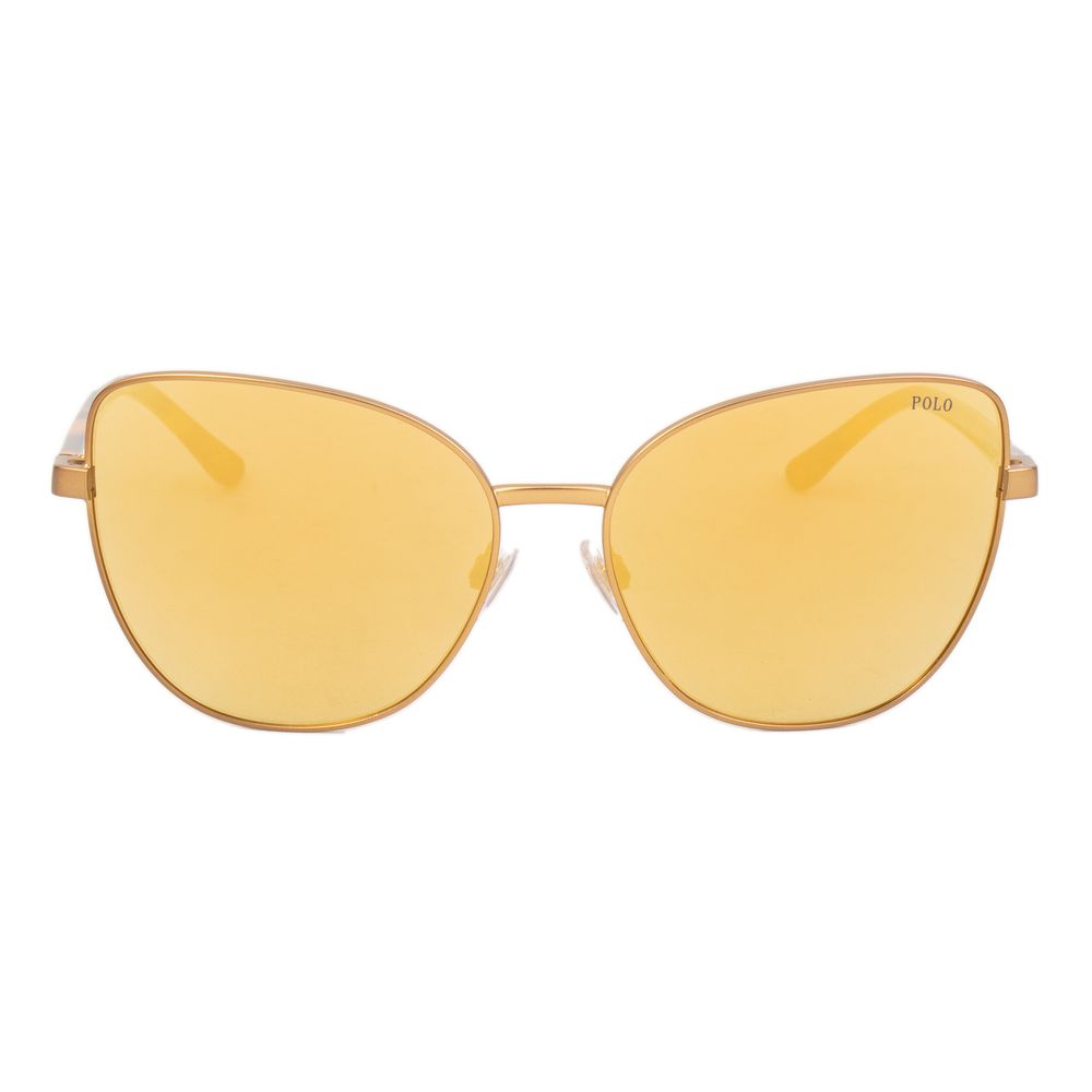Polo Ralph Lauren Sonnenbrille aus braunem Metall
