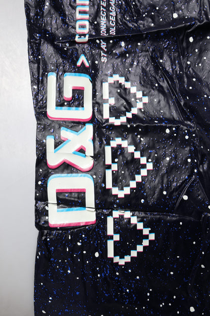 Dolce &amp; Gabbana Dark Blue DG Game Print Cotton Jogger Pants