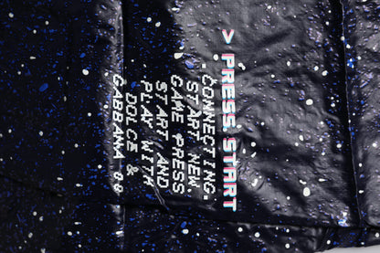 Dolce &amp; Gabbana Dark Blue DG Game Print Cotton Jogger Pants