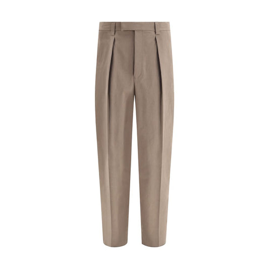 Ferragamo Cotton Wide Leg Pants
