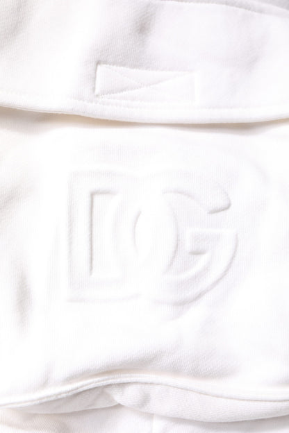 Dolce &amp; Gabbana – Weiße Cargo-Bermudashorts aus Baumwolle
