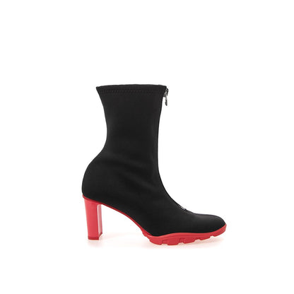 Alexander McQueen – Schwarzer Neoprenstiefel