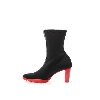 Alexander McQueen – Schwarzer Neoprenstiefel