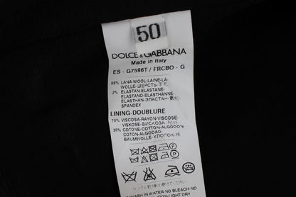 Dolce &amp; Gabbana – Grau gestreifte formelle Strickjacke