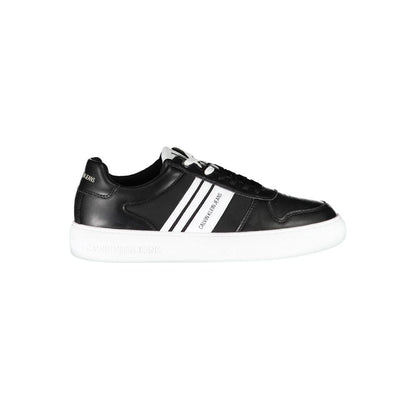Calvin Klein Herren-Sneaker aus Polyester, Schwarz