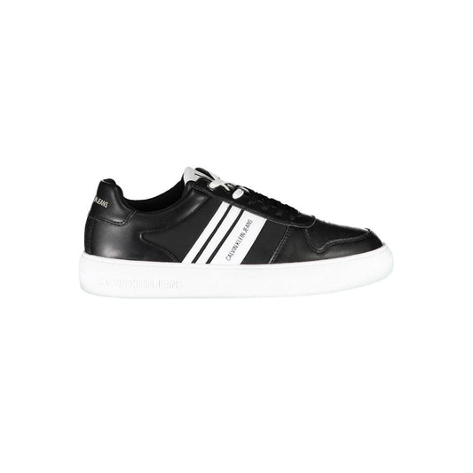 Calvin Klein Herren-Sneaker aus Polyester, Schwarz