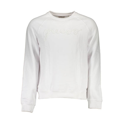 Guess Jeans – Unisex-Sweatshirt aus weißer Baumwolle