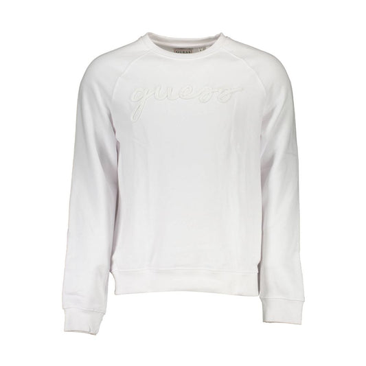 Guess Jeans – Unisex-Sweatshirt aus weißer Baumwolle