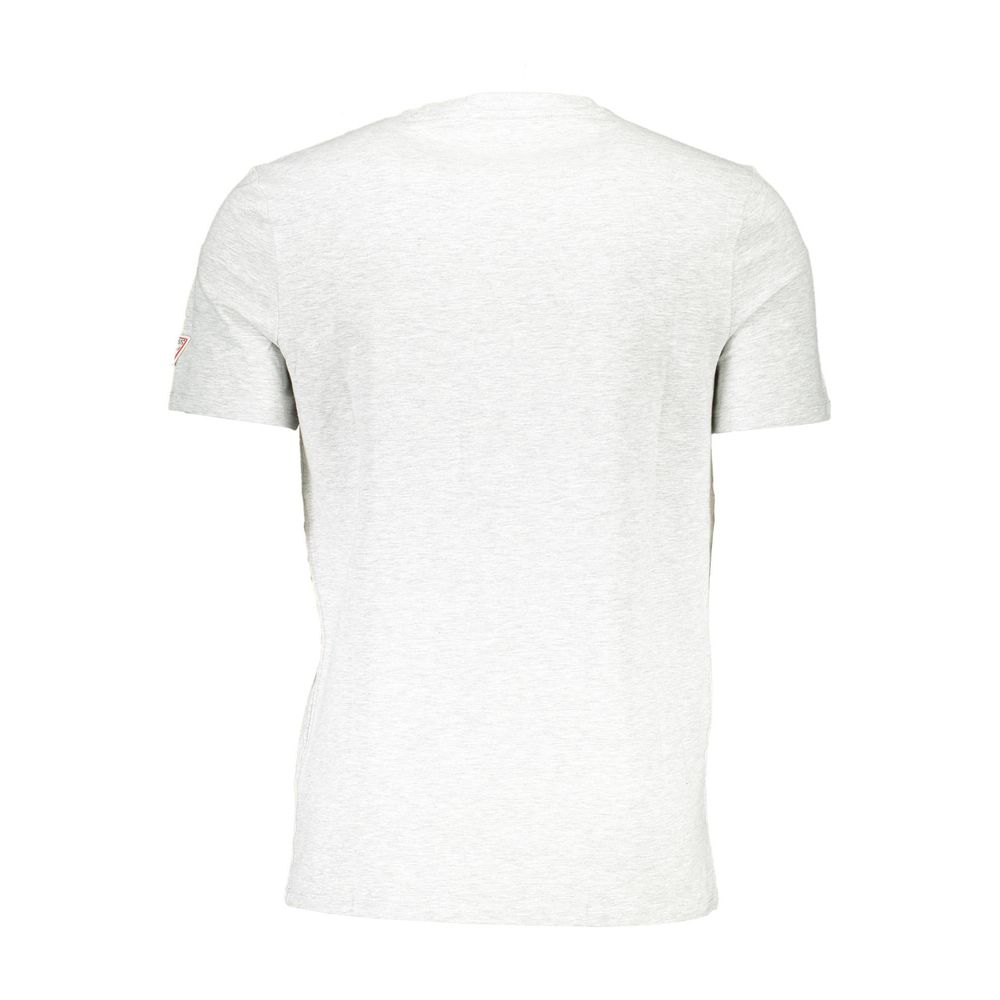 Guess Jeans Graues Baumwoll-T-Shirt für Herren