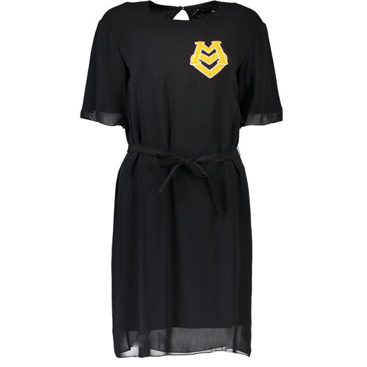 Love Moschino – Schwarzes Kleid aus anderen Fasern für Damen