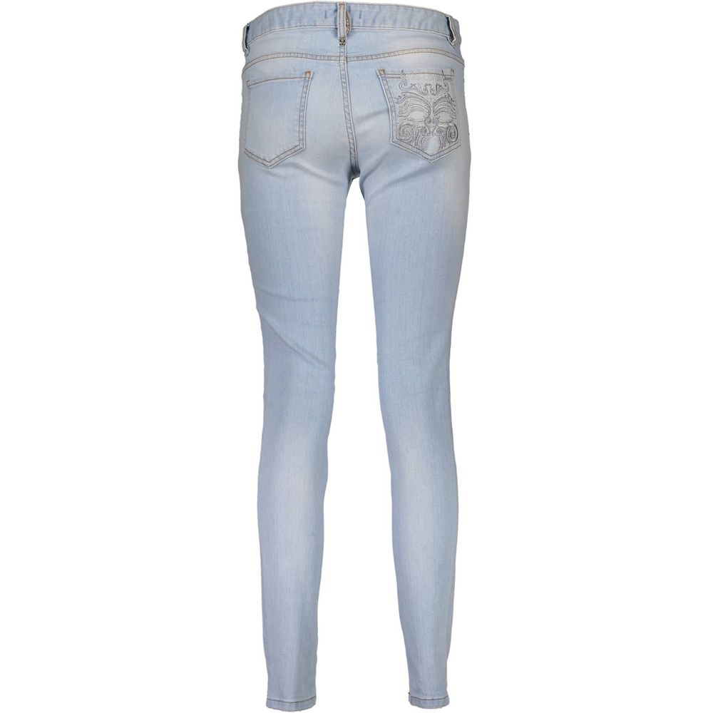 Just Cavalli Hellblaue Damenjeans aus Baumwolle