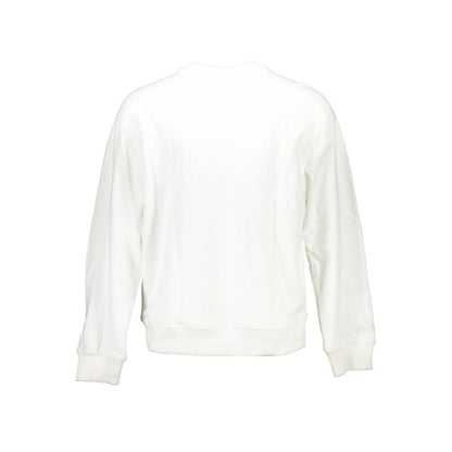 Calvin Klein Unisex-Sweatshirt aus weißer Baumwolle