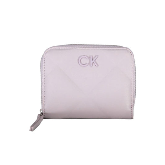 Calvin Klein Lila Polyester Damen Geldbörse