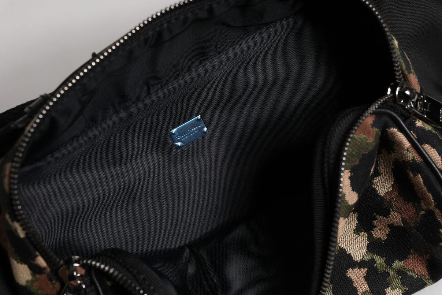 Dolce &amp; Gabbana Multicolor Leopard DG Logo Belt Waist Fanny Pack Bag