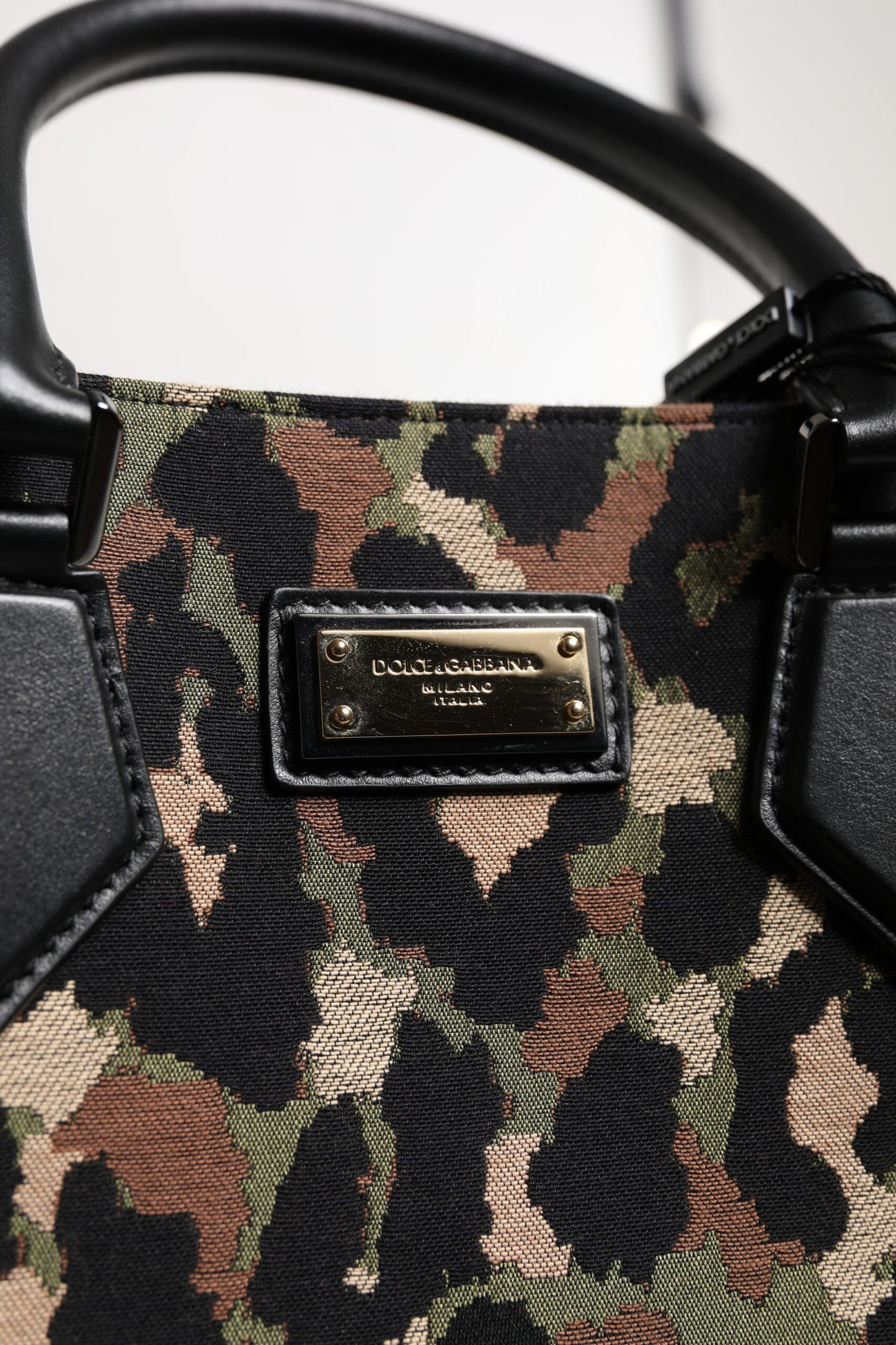 Dolce &amp; Gabbana Multicolor Leopard Shopping Tote Shoulder Bag