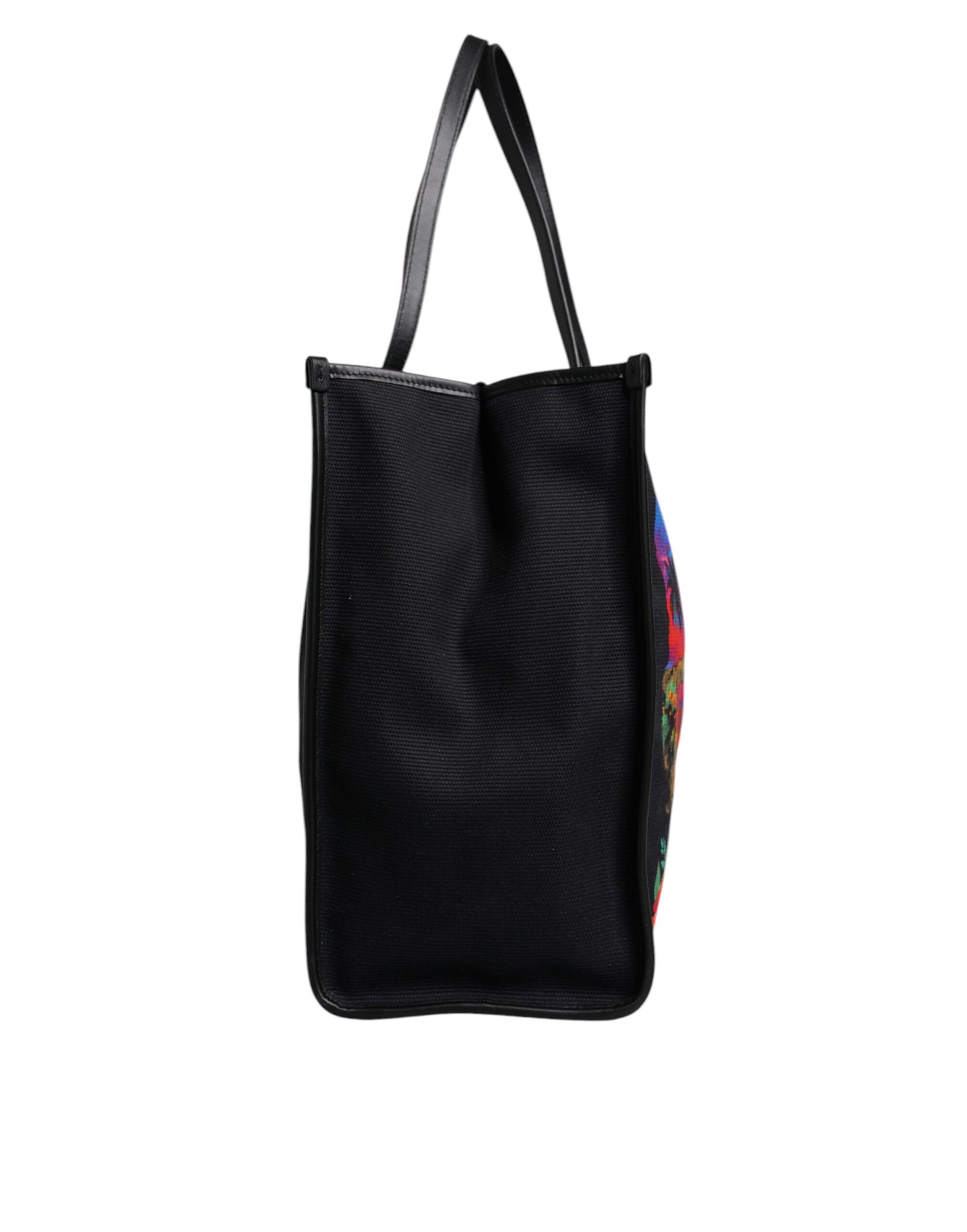 Dolce &amp; Gabbana Multicolor Graphic Printed Top Handle Shopping Tote Bag