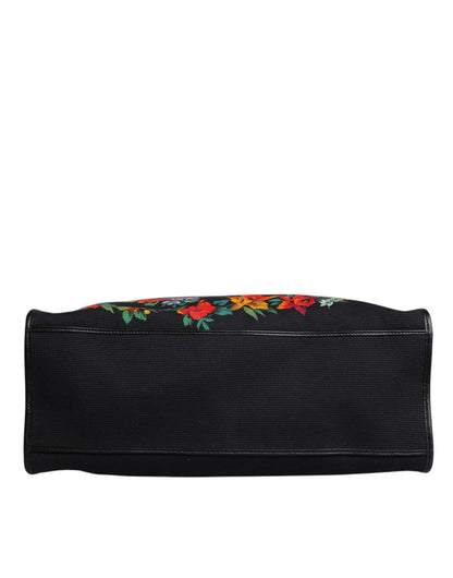 Dolce &amp; Gabbana Multicolor Graphic Printed Top Handle Shopping Tote Bag