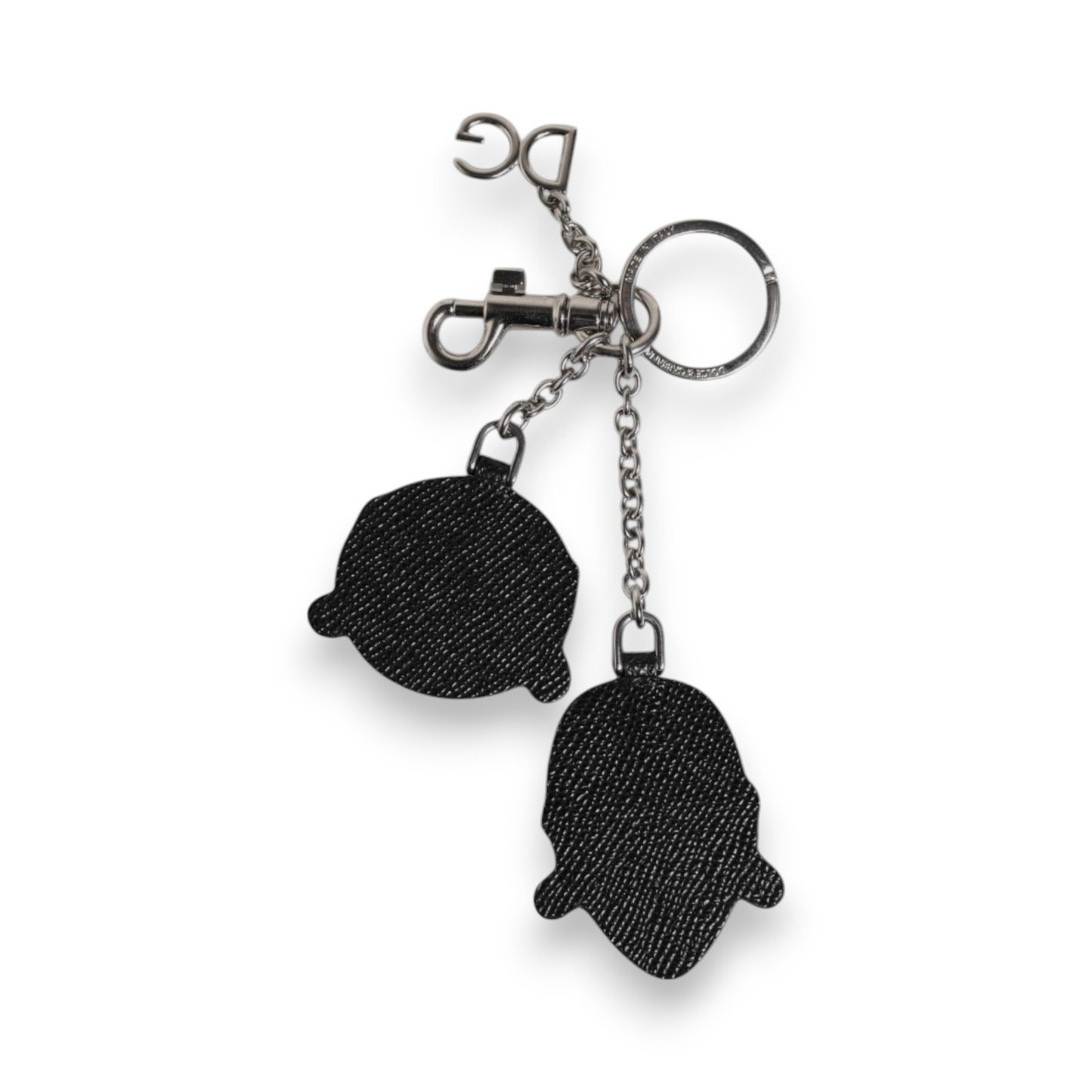 Dolce &amp; Gabbana Multicolor #DGFAMILY Logo Badge Holder Keychain Keyring