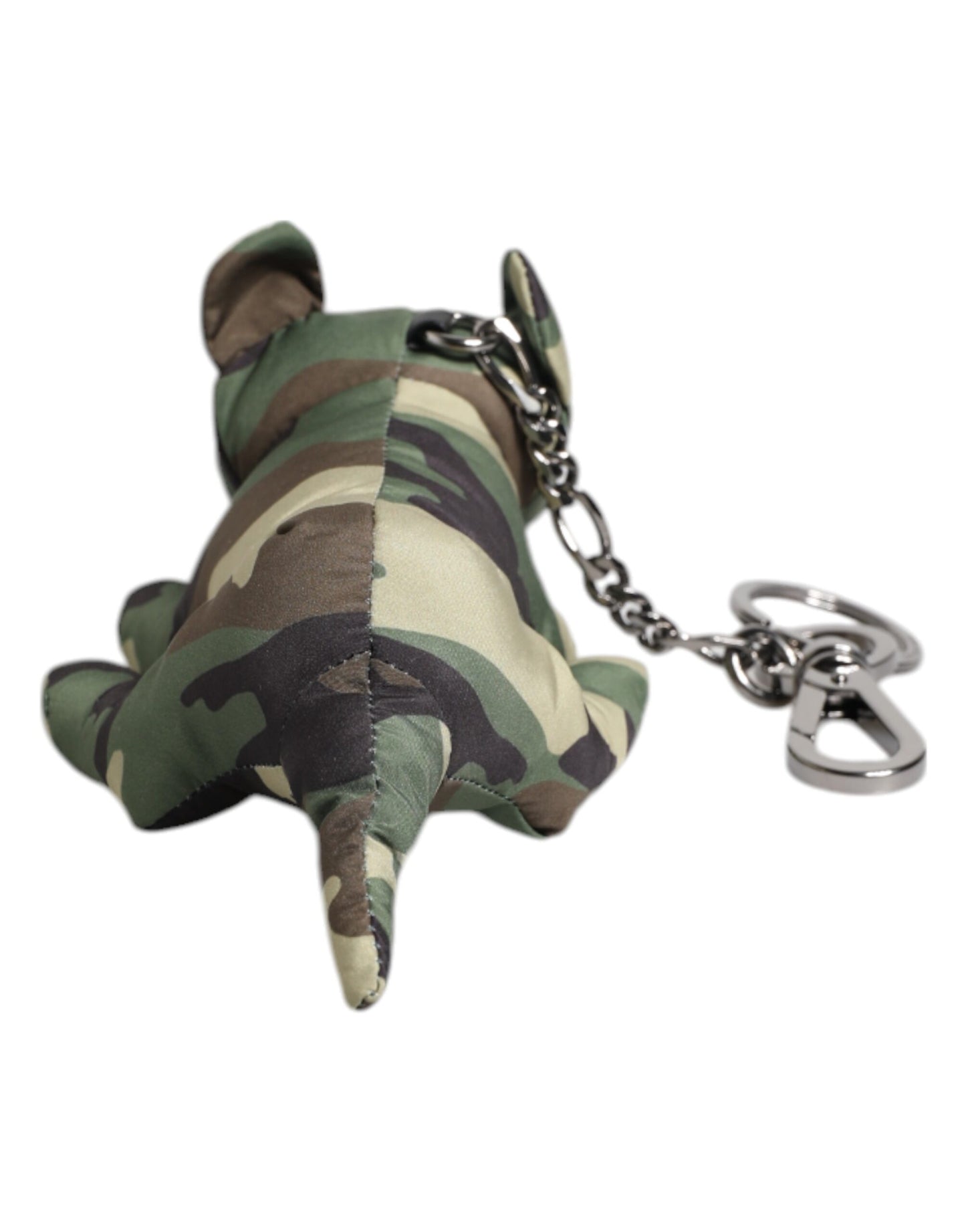 Dolce &amp; Gabbana Multicolor Camouflage Animal Silhouette Keychain Keyring
