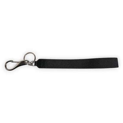 Dolce &amp; Gabbana Black Nylon Logo DG Crown Men's Holder Keychain Keyring