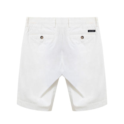 Dolce &amp; Gabbana White Cotton Bermuda