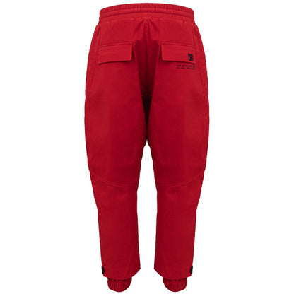 Dolce &amp; Gabbana Red Polyamide Pant