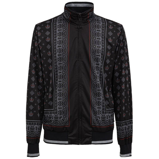 Dolce &amp; Gabbana Schwarzes Polyester-Sweatshirt